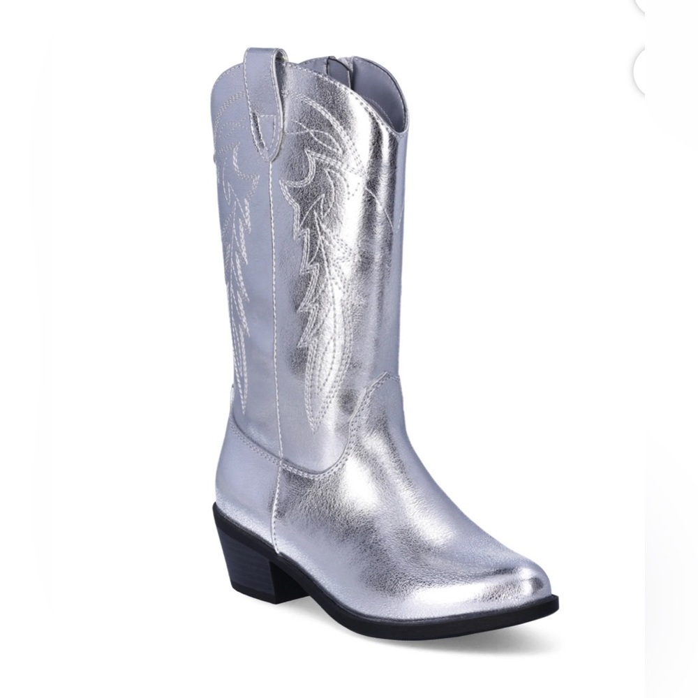 Madden NYC Little Girl & Big Girl Tall Western Cowgirl Boot size 4